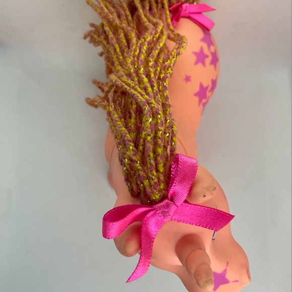 Cabbage Patch Kids 1992 Crimp N Curl Sundance Unicorn Glitter Hair Hasbro - Picture 6 of 9